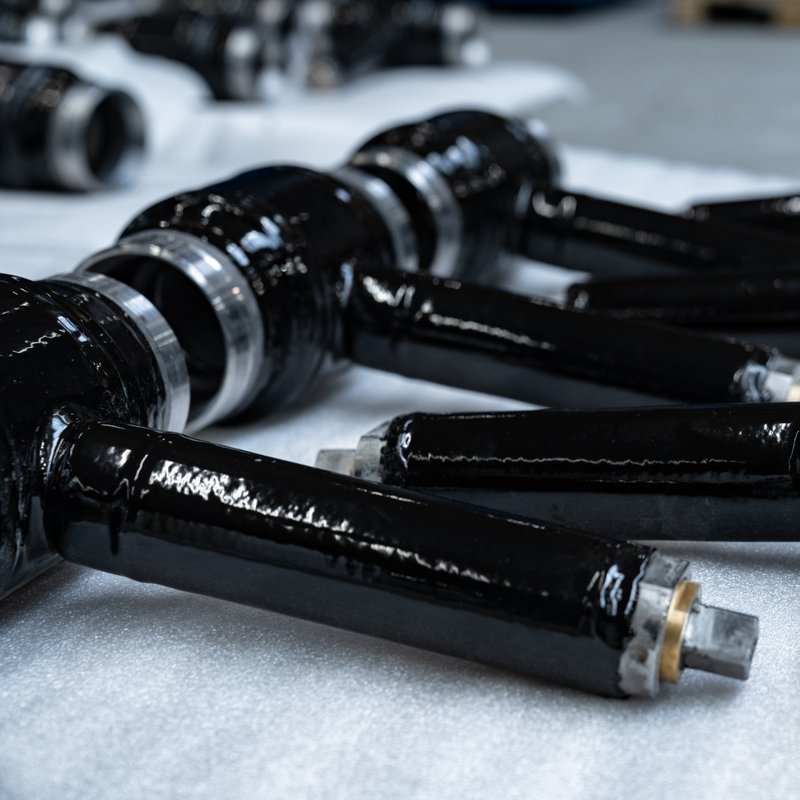 Greis Beschichtungstechnik Bauteil im Heissspritzverfahren 