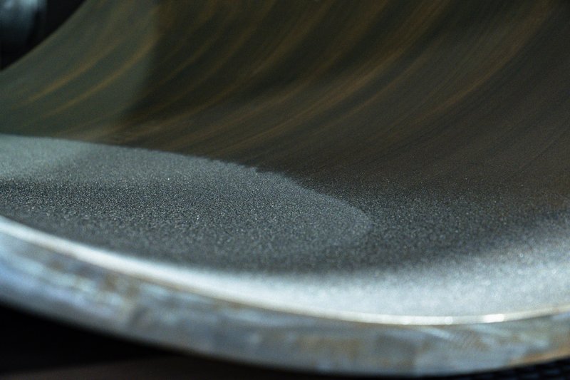 Vorbereitete Oberfläche für industrielle Oberflächenbeschichtun